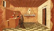 UCCELLO, Paolo Miracle of the Desecrated Host (Scene 1) t oil painting